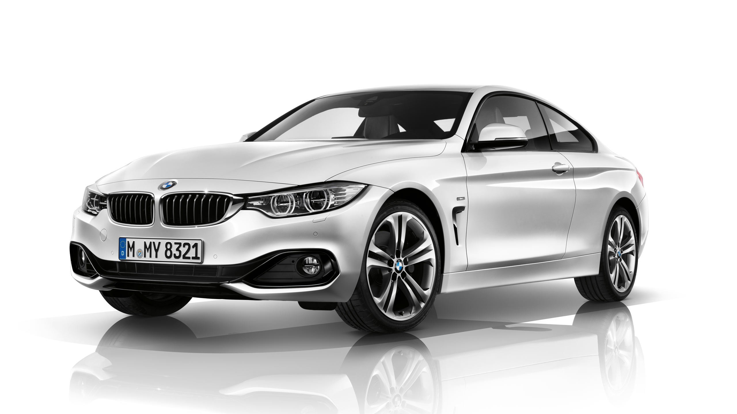 silver bmw 4 series coupe