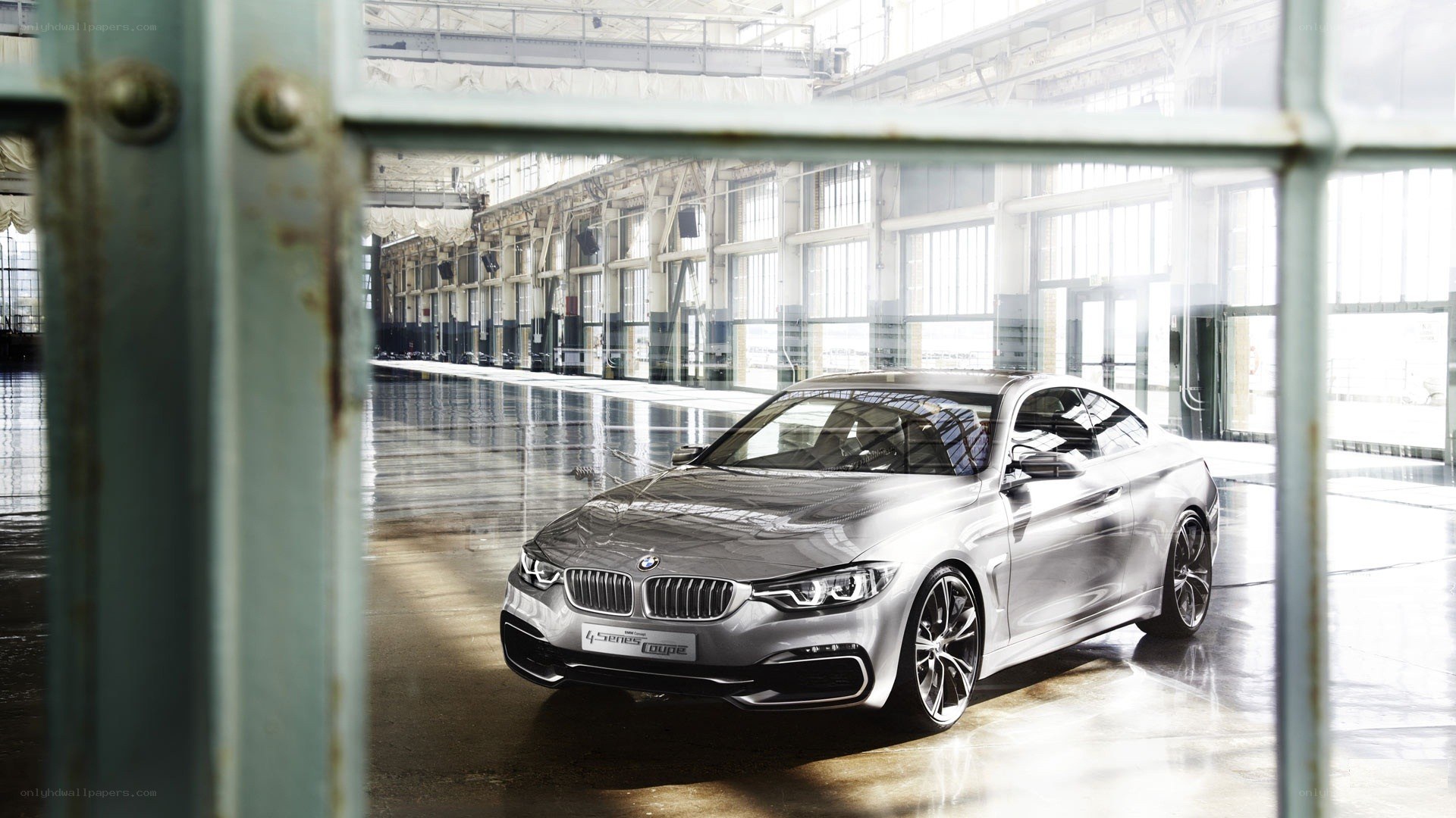 Silver BMW 4 Series Coupe