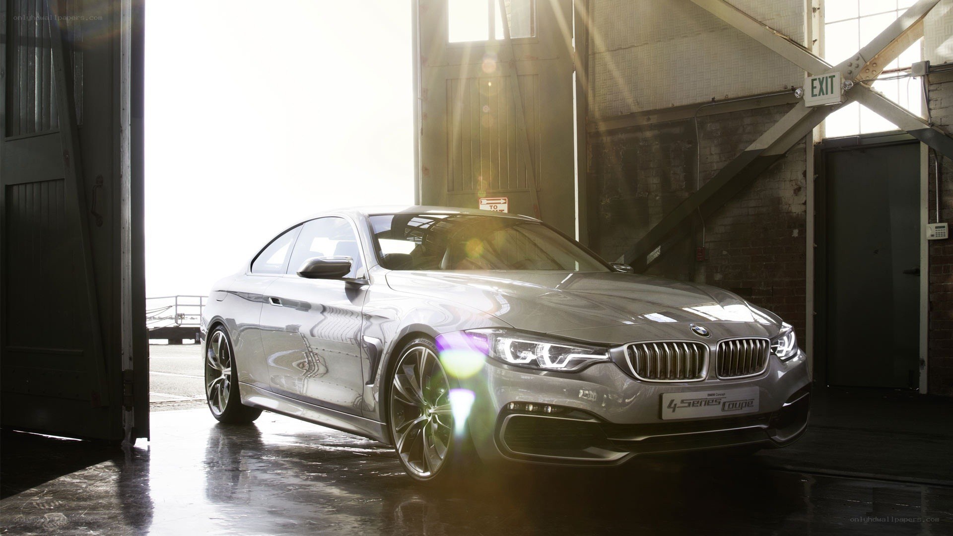 Silver BMW 4 Series Coupe