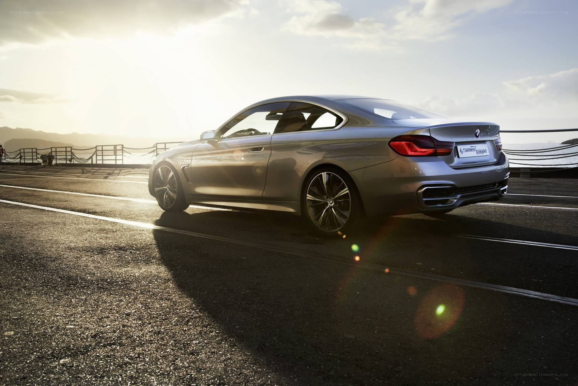 Silver BMW 4 Series Coupe