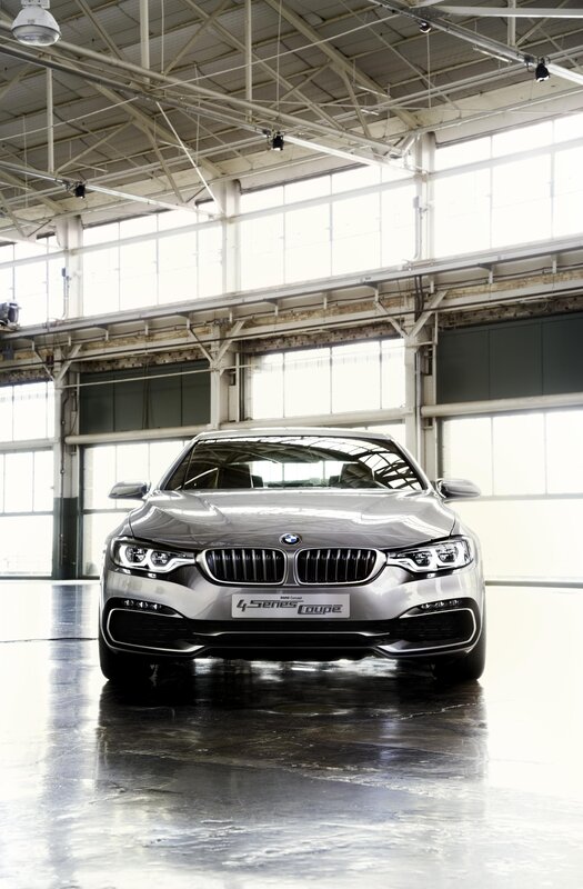 Silver BMW 4 Series Coupe — Dramatic, Photograph