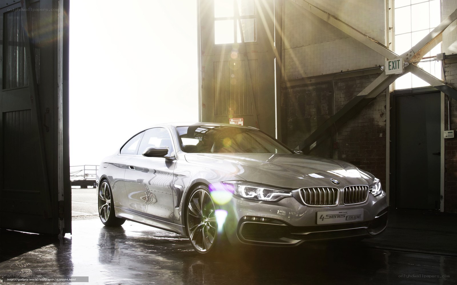 Silver BMW 4 Series Coupe