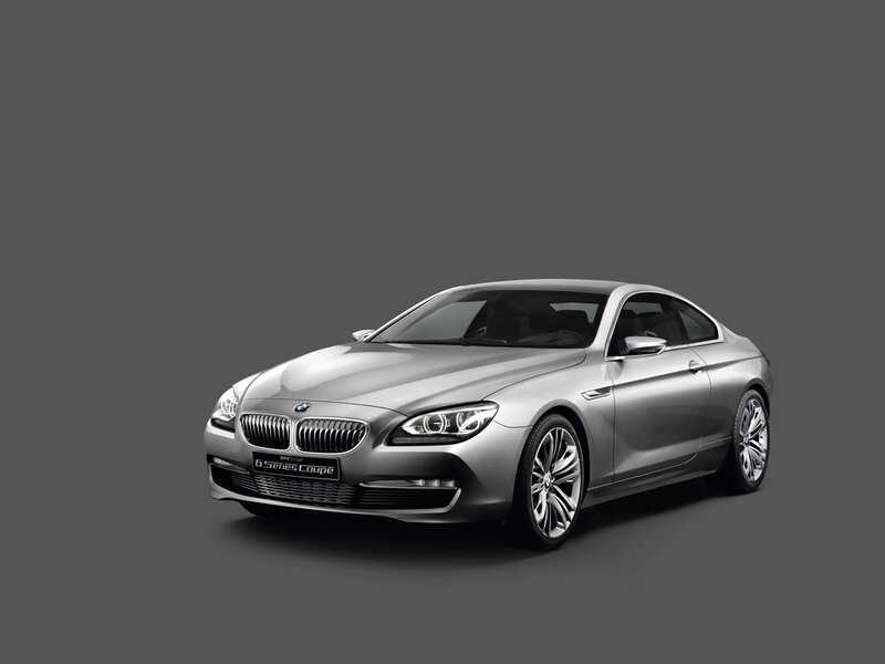 Silver BMW 6 Series Coupe