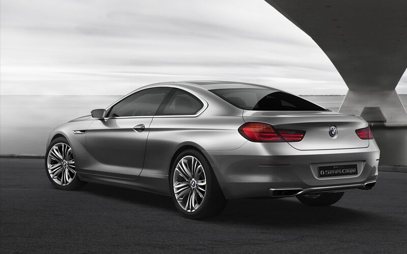 Silver BMW 6 Series Coupe
