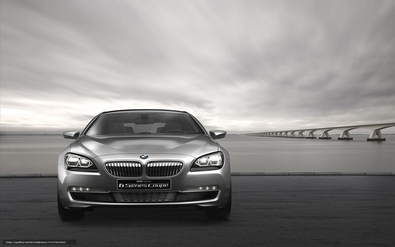 Silver BMW 6 Series Coupe — Gray