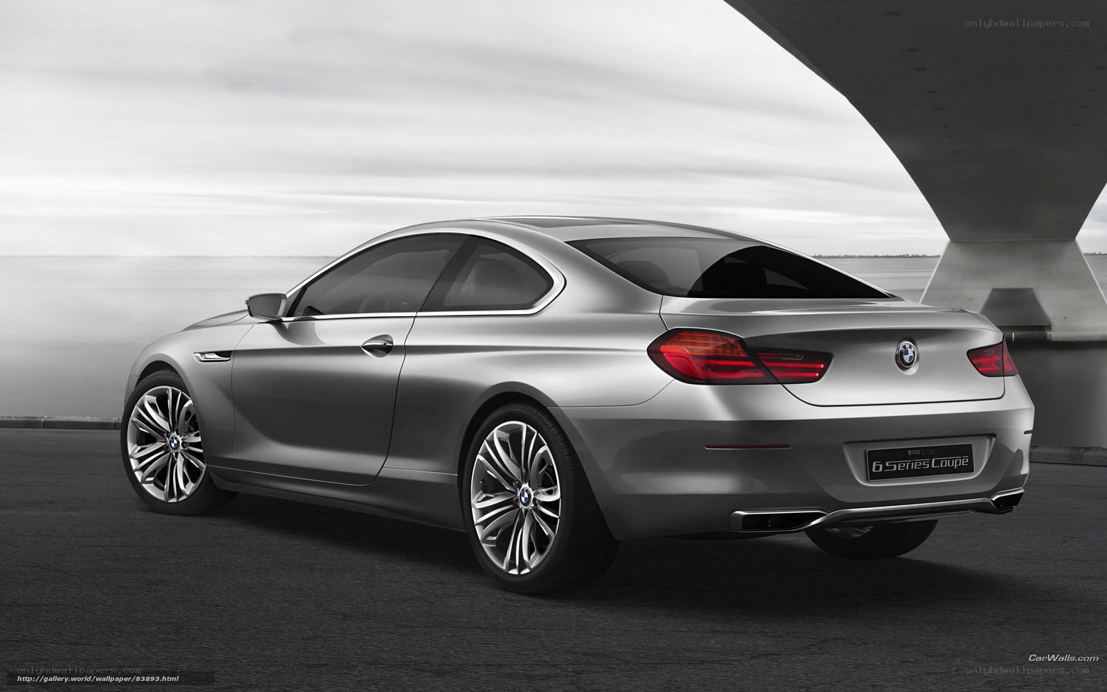 silver bmw 6 series coupe