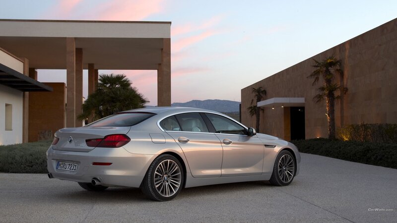 Silver BMW 6-Series — Serene, Sunset