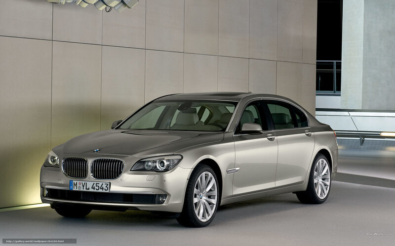 Silver Bmw 7-series — Modern