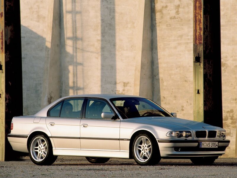 silver bmw 7-series sedan