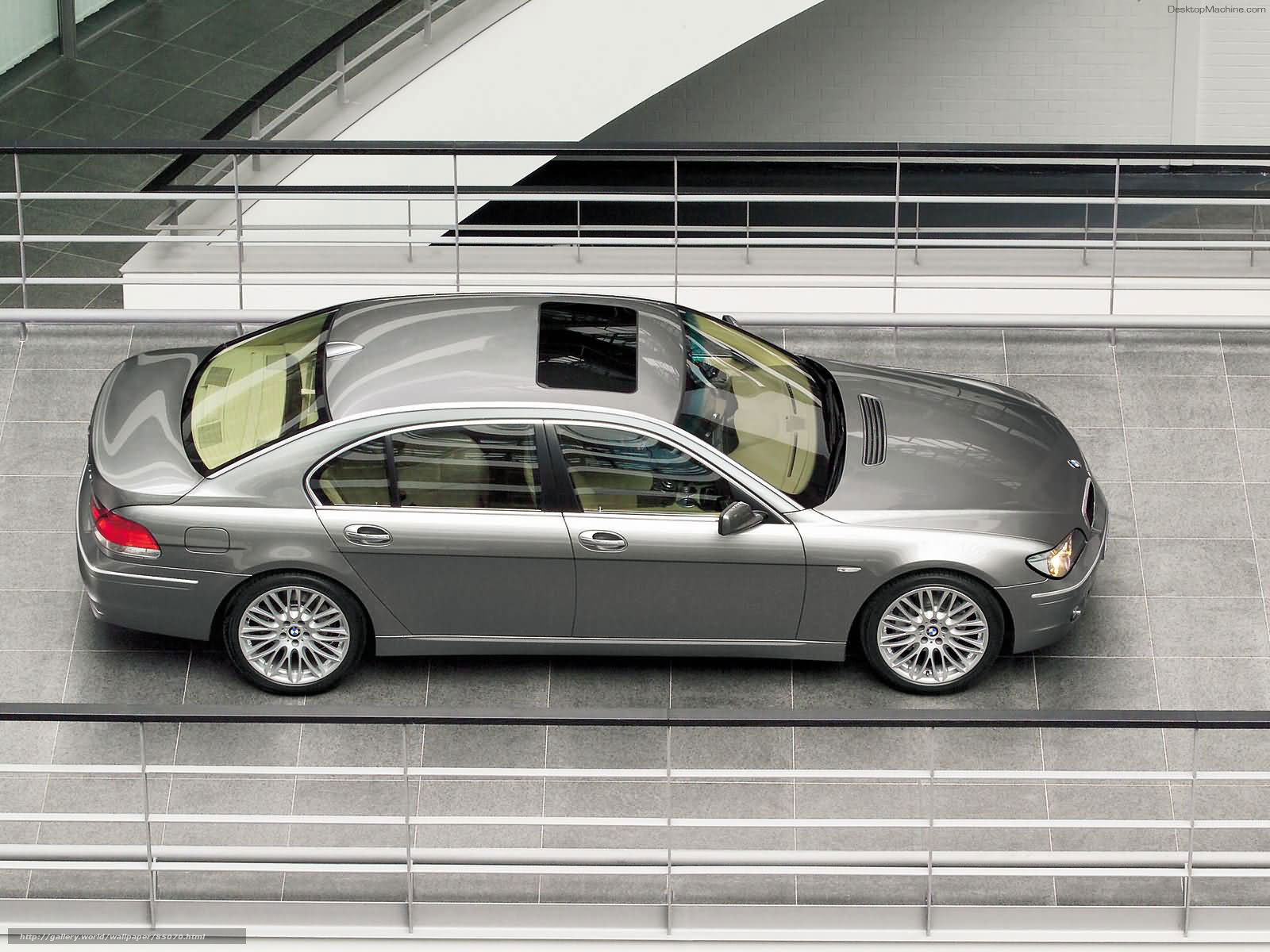 Silver BMW 7 Series sedan