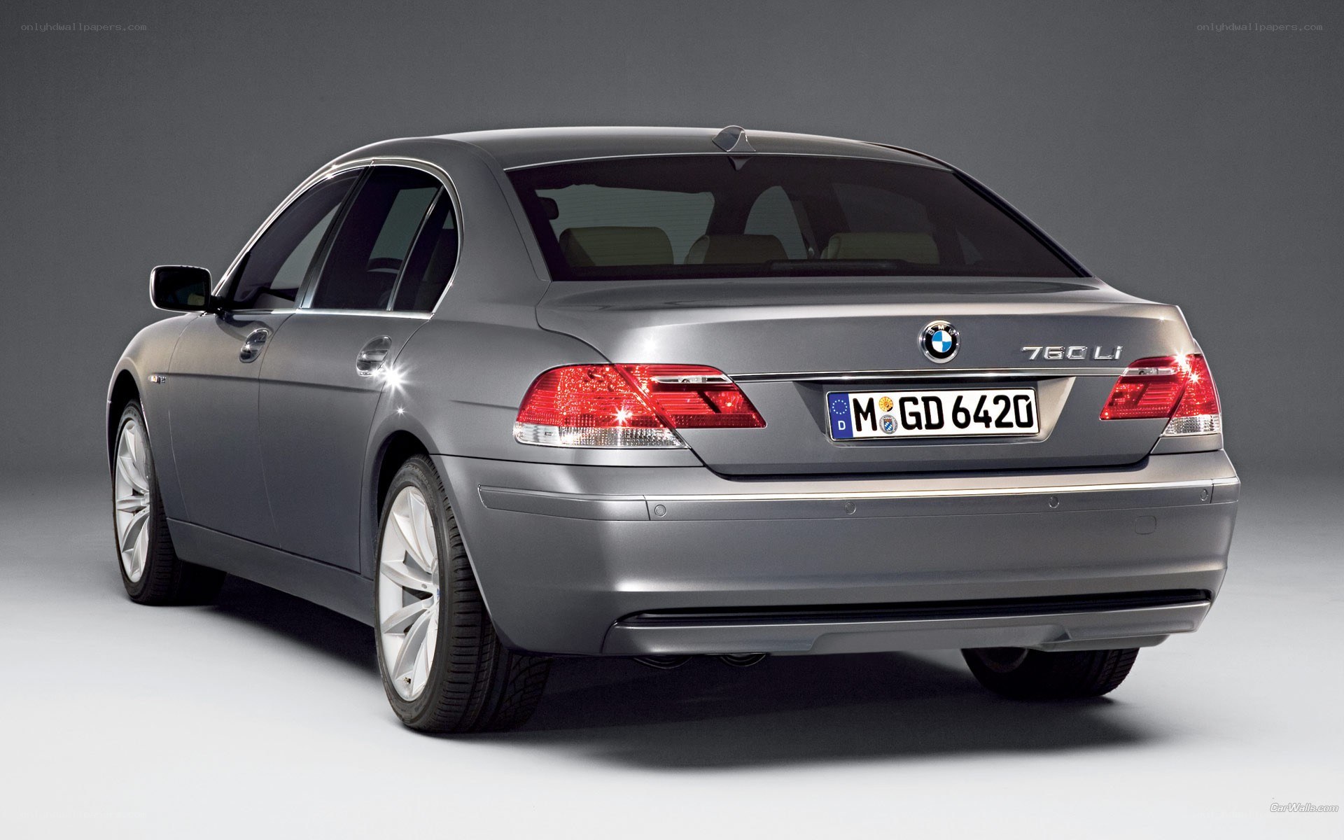 silver bmw 760li sedan