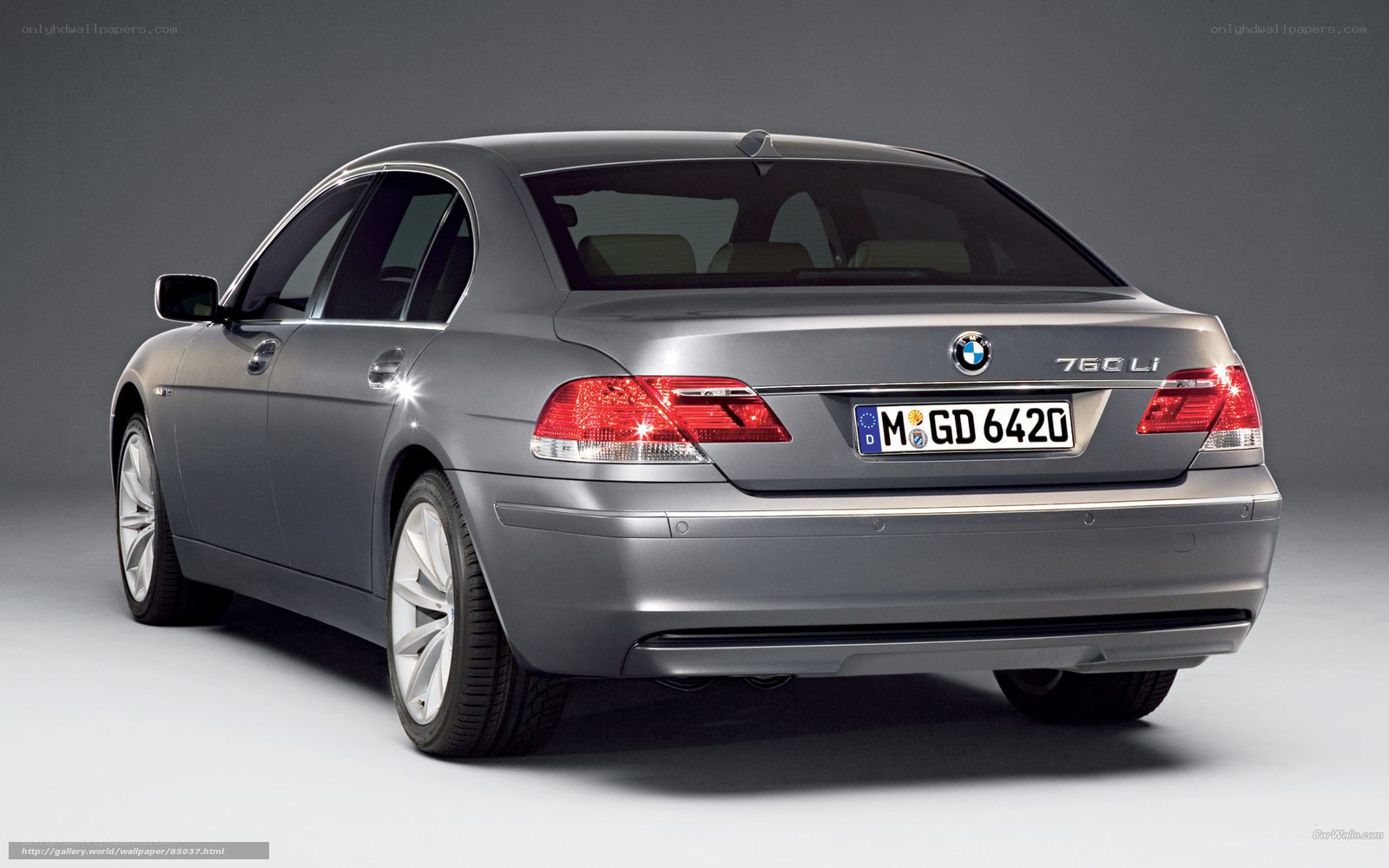 silver bmw 760li sedan