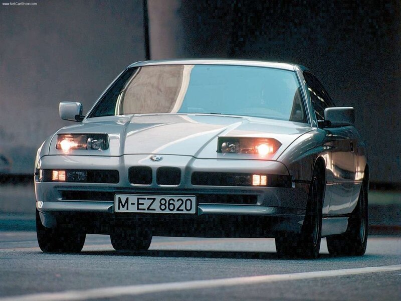 silver bmw 8 series coupe