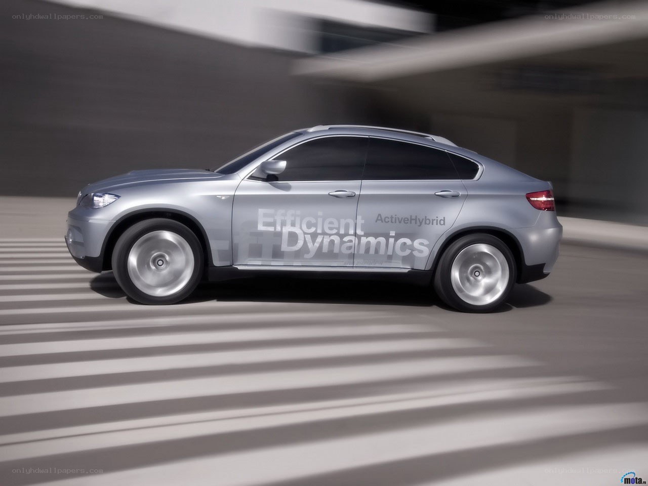 Silver BMW ActiveHybrid X6
