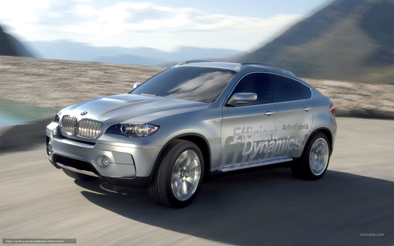 Silver BMW ActiveHybrid X6