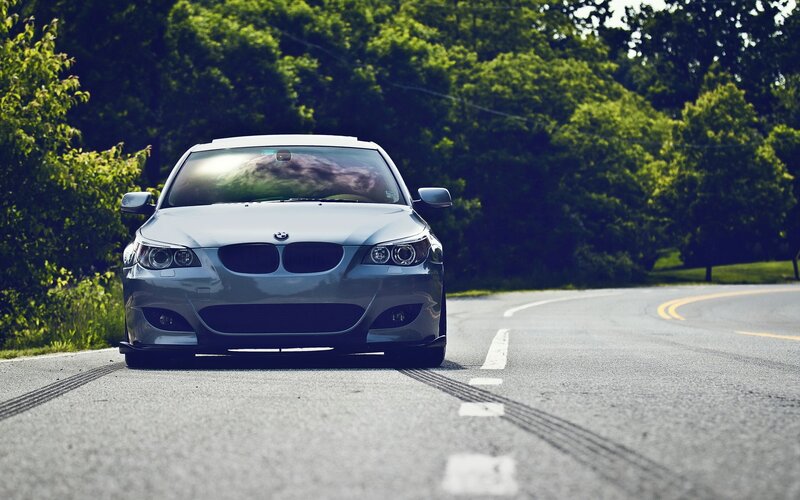 Silver BMW Car — Gray, Calm, Afternoon