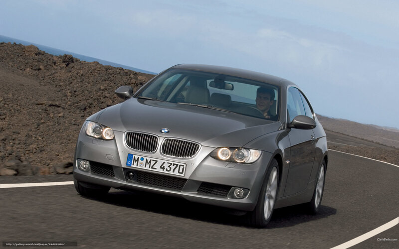 Silver BMW Car — Gray, Dynamic, Afternoon