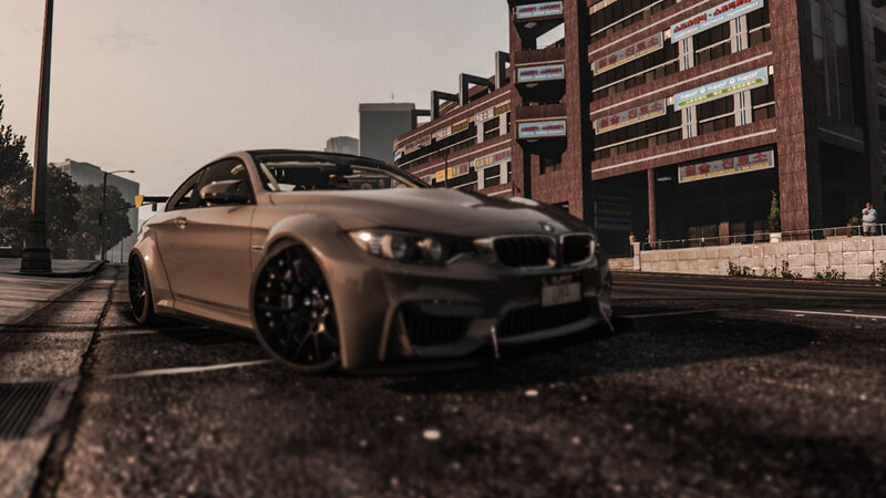 Silver BMW Car — Gray, Urban