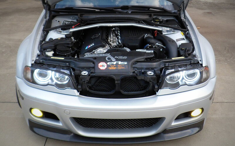 Silver BMW Car — Neutral, Photograph, Engine Bay