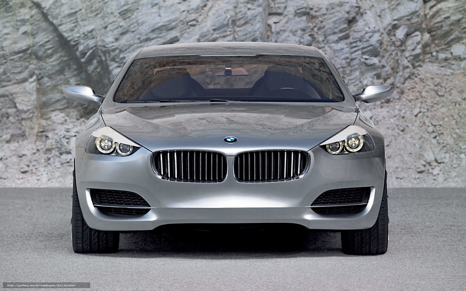 Silver BMW Concept Car