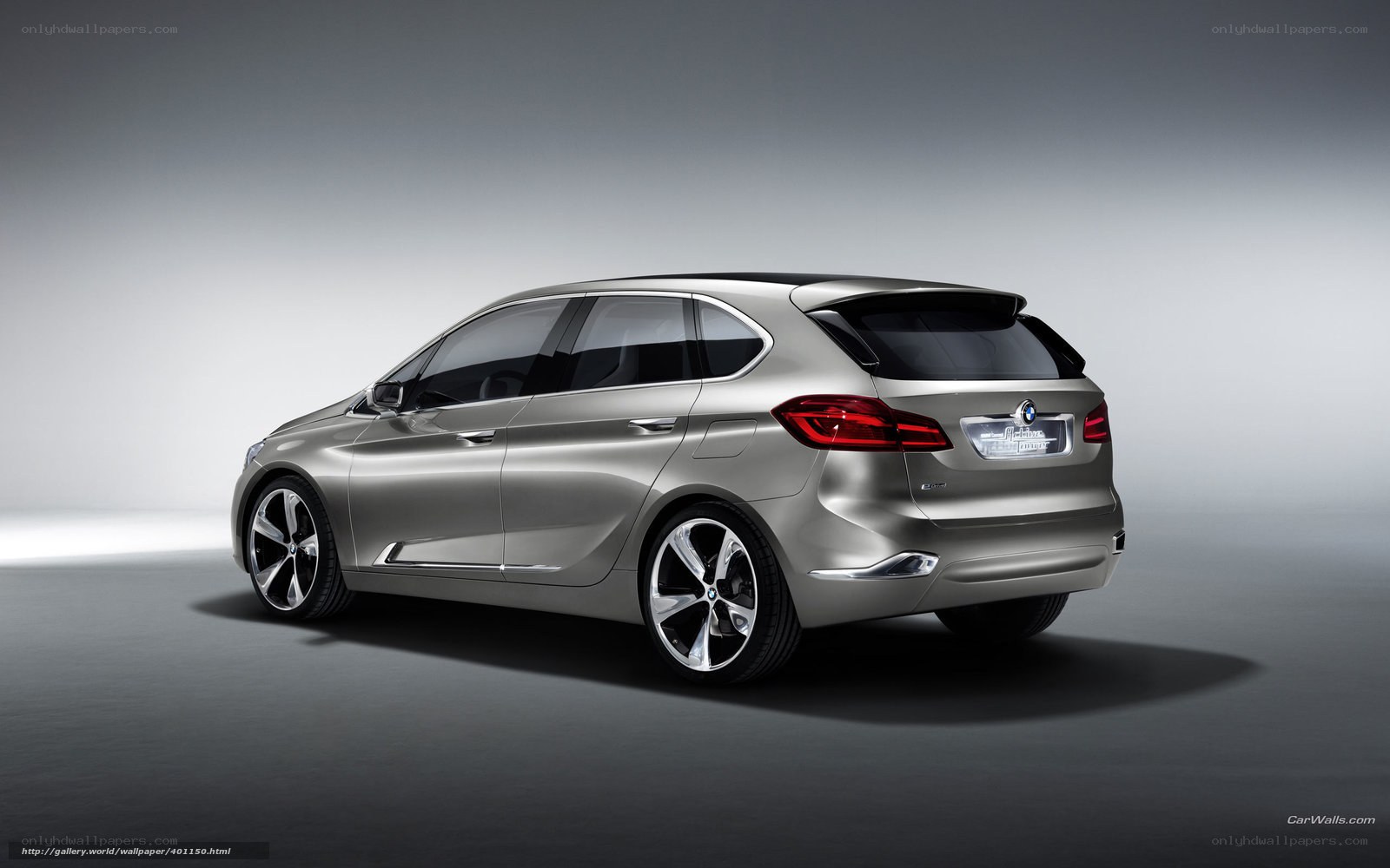 silver bmw concept car