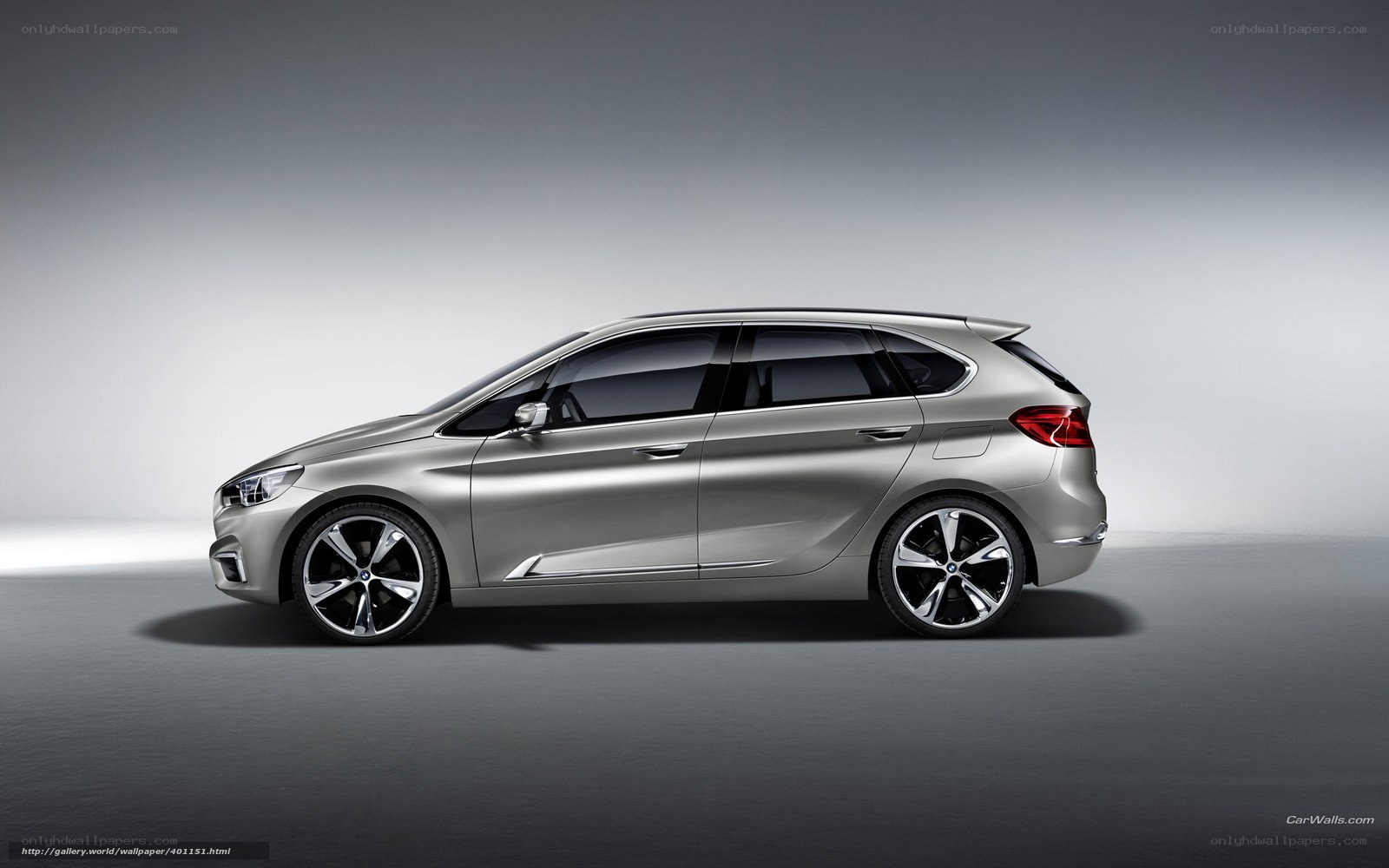 silver bmw concept car