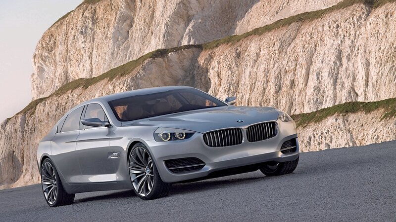 Silver BMW concept car