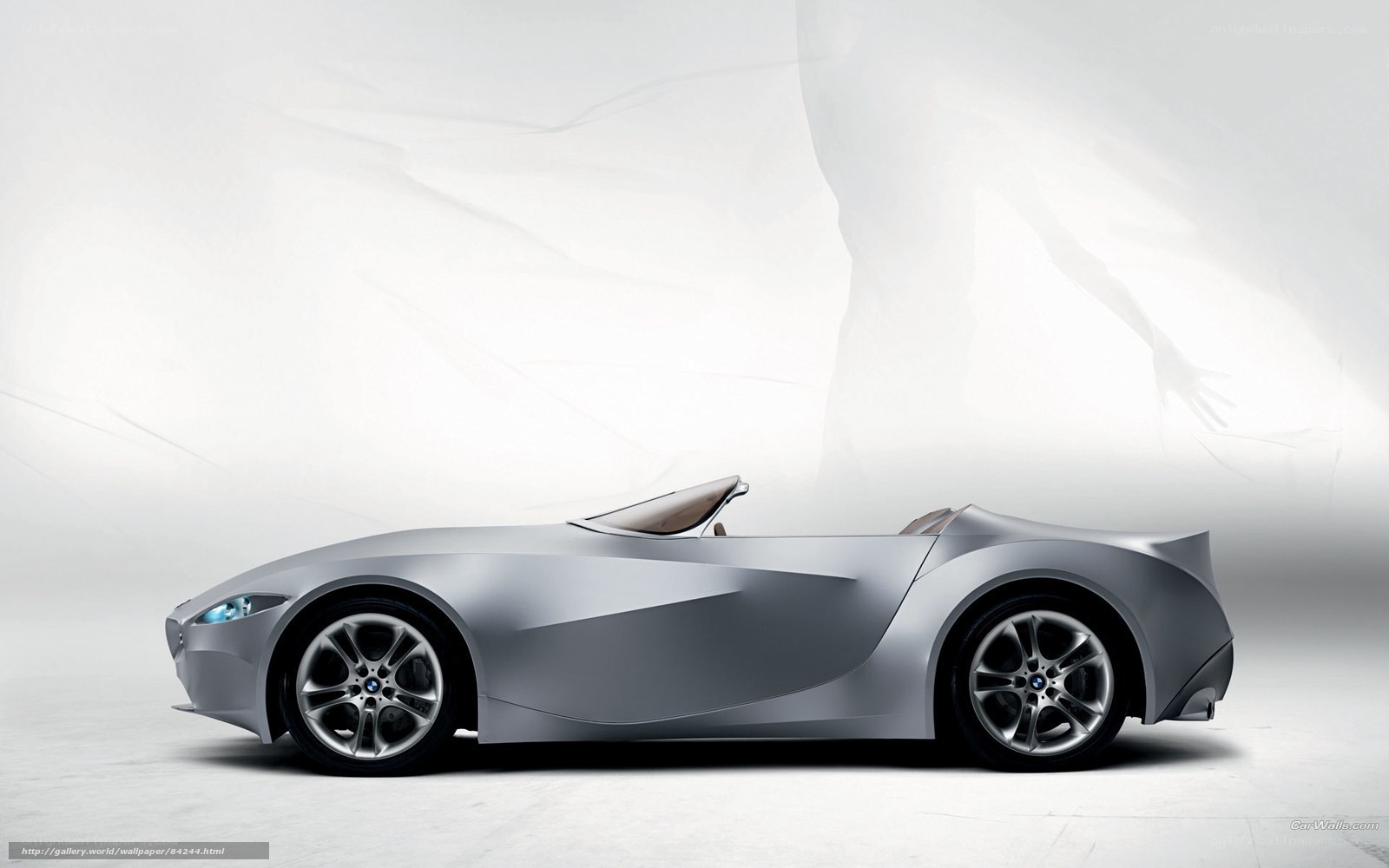 Silver BMW Concept Car