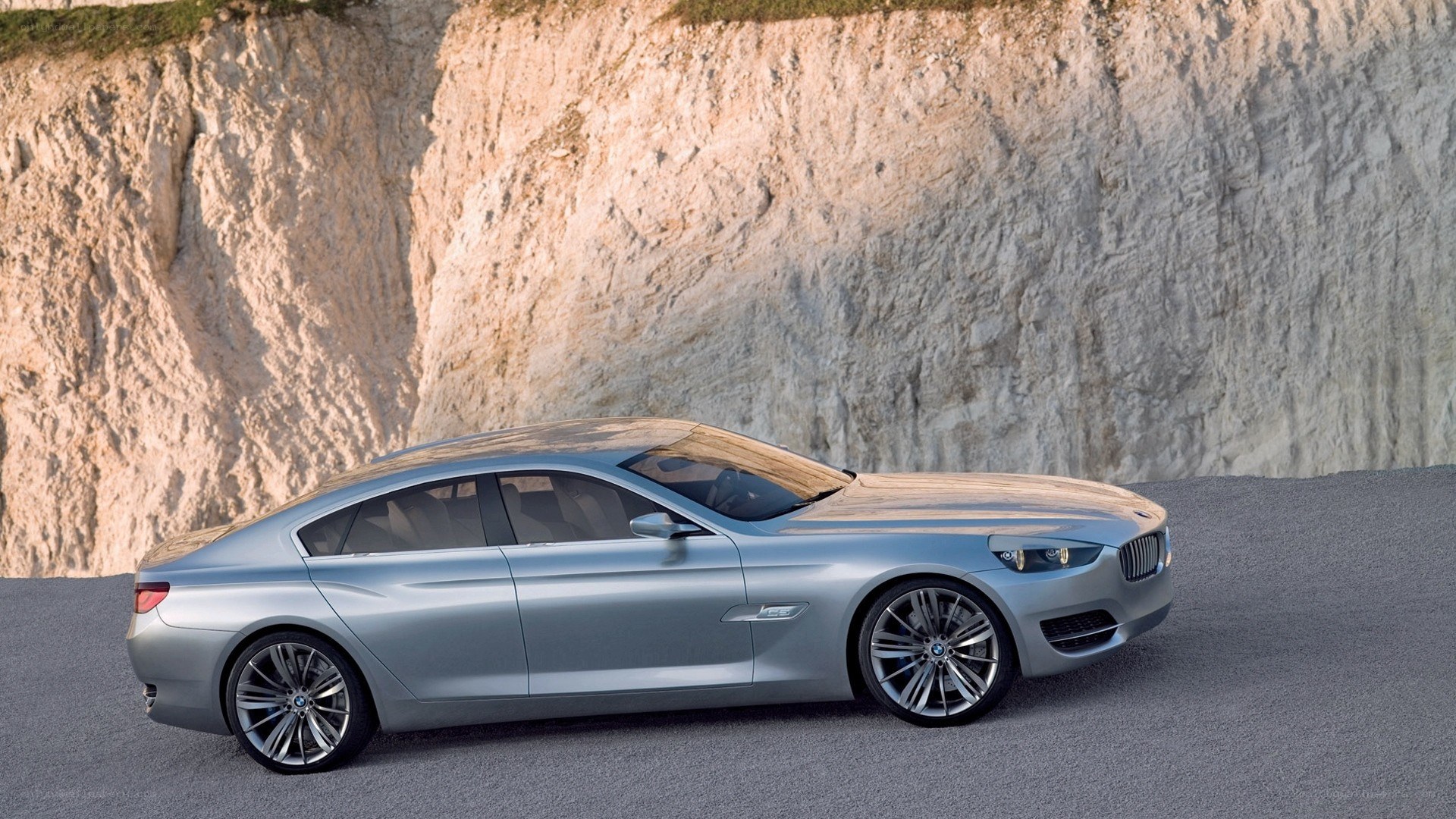 silver bmw concept car