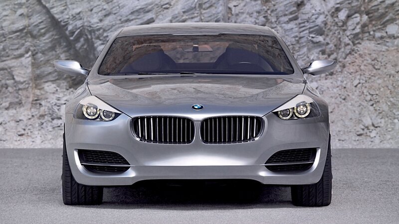 silver bmw concept car