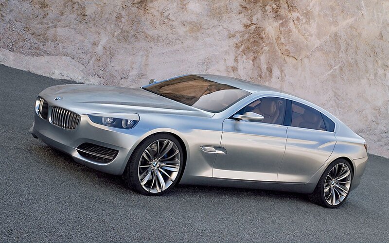 silver bmw concept car