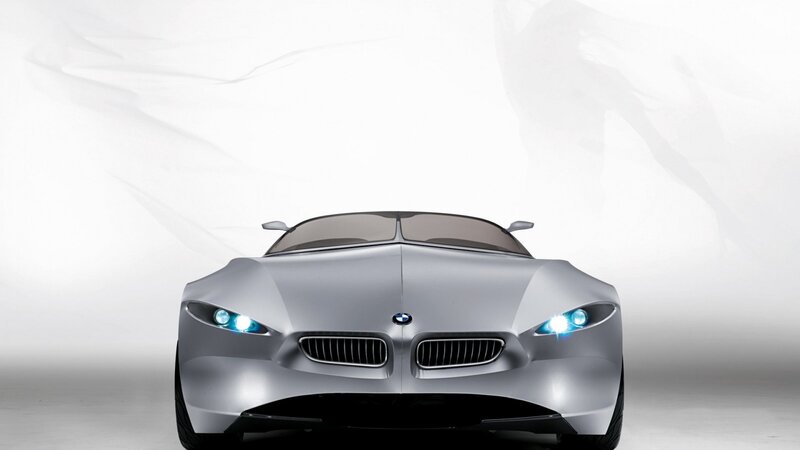 silver bmw concept car