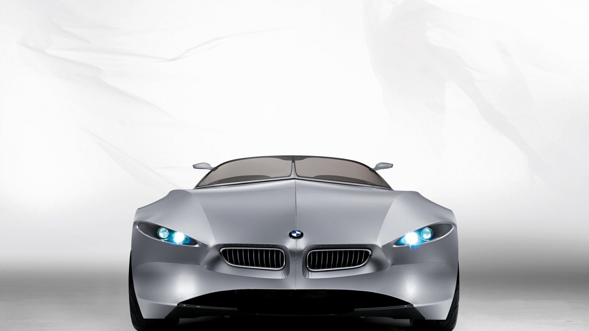 silver bmw concept car