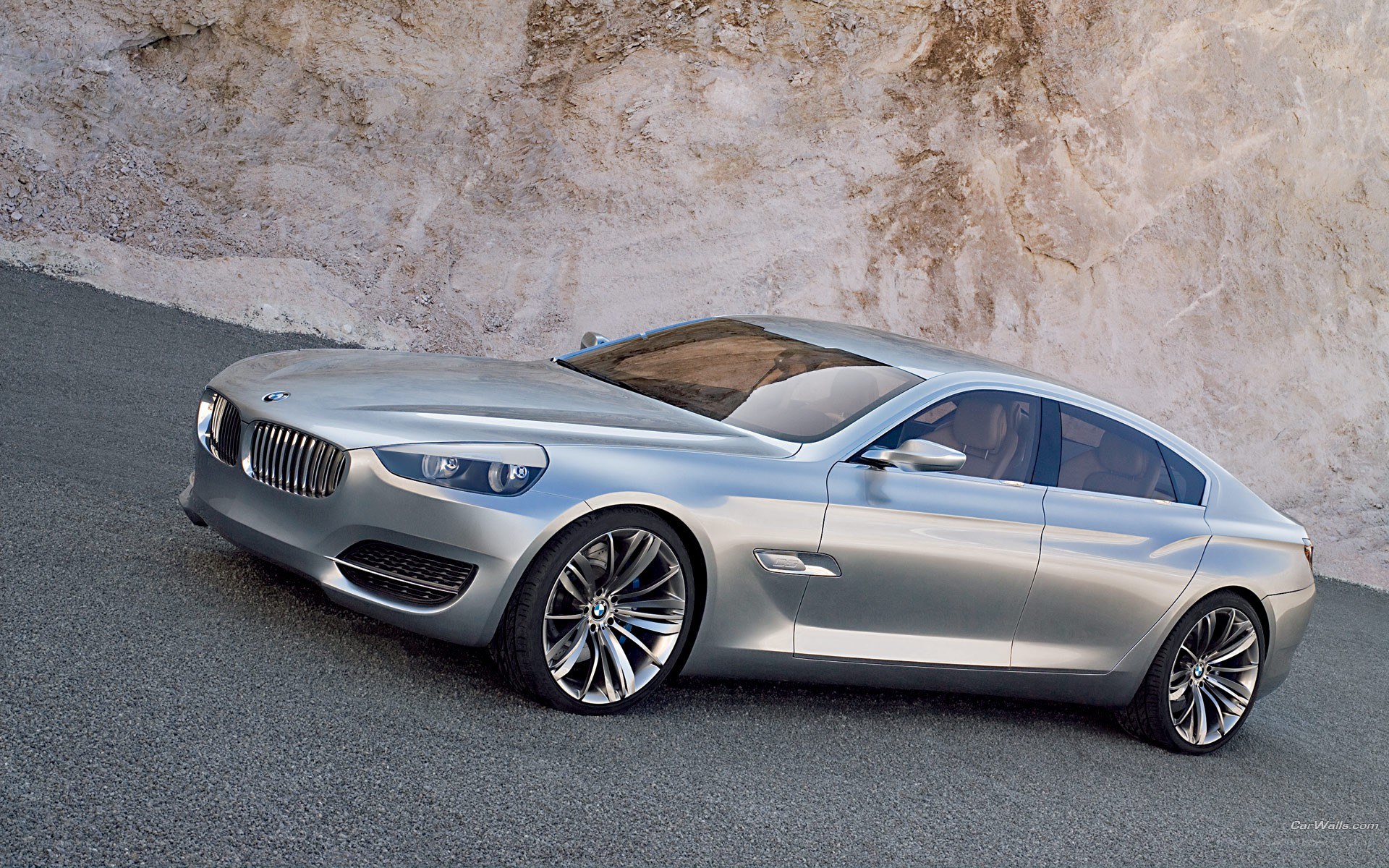 Silver BMW concept car