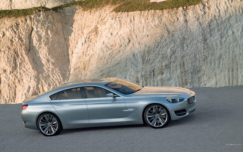 silver bmw concept car