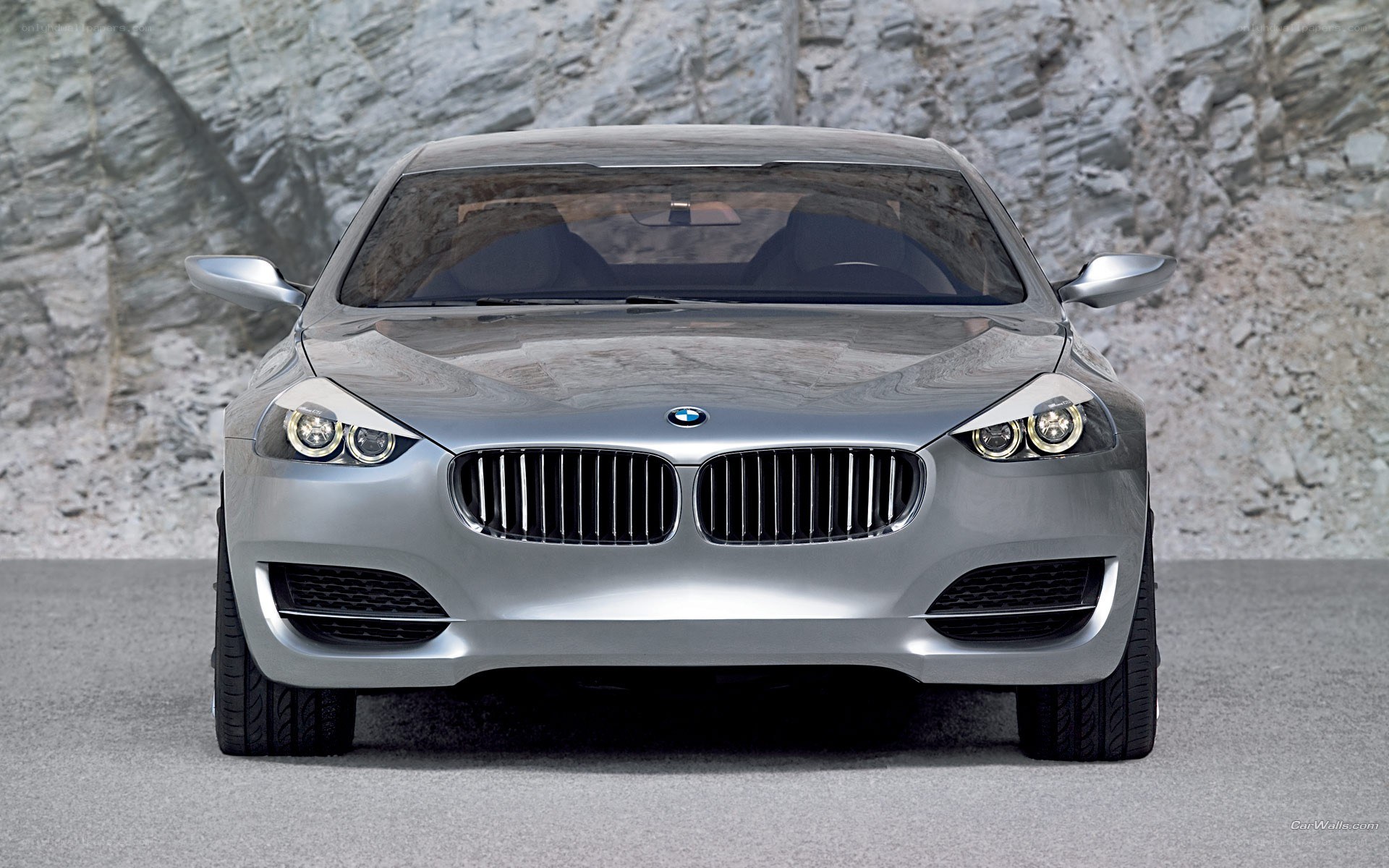 silver bmw concept car