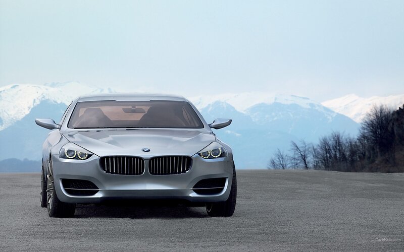 Silver BMW Concept Car