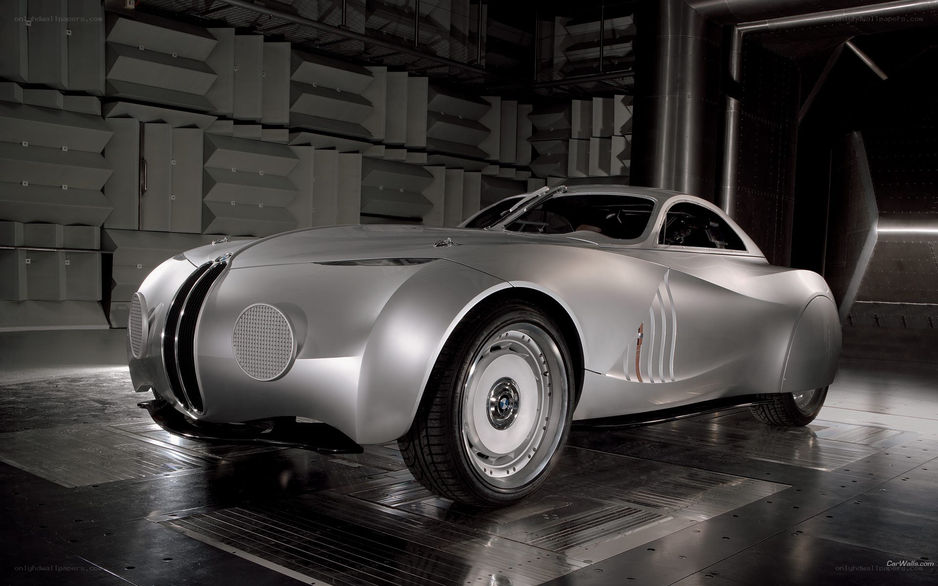 Silver BMW concept car