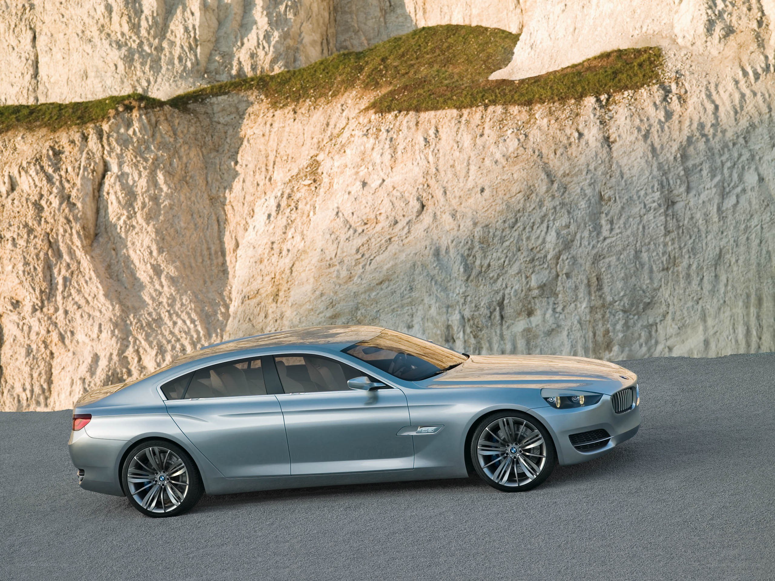 Silver BMW concept car