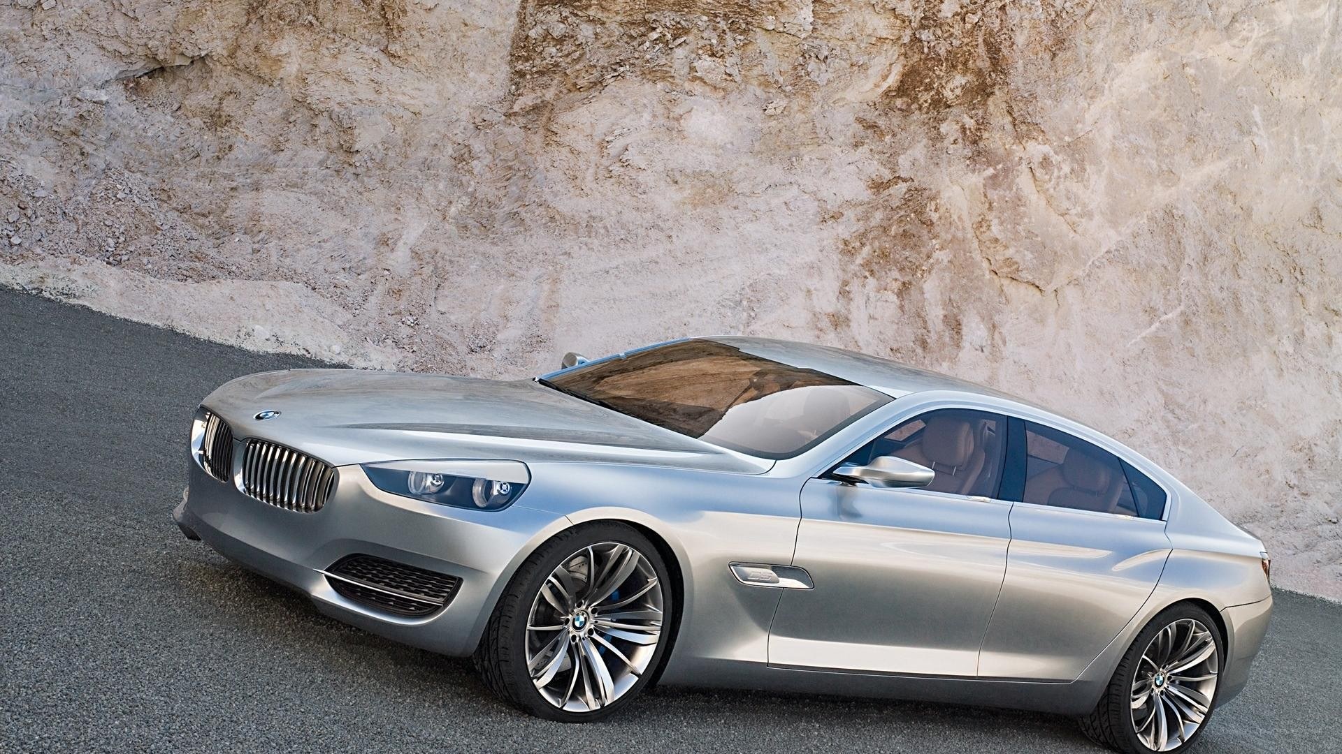 Silver BMW concept car