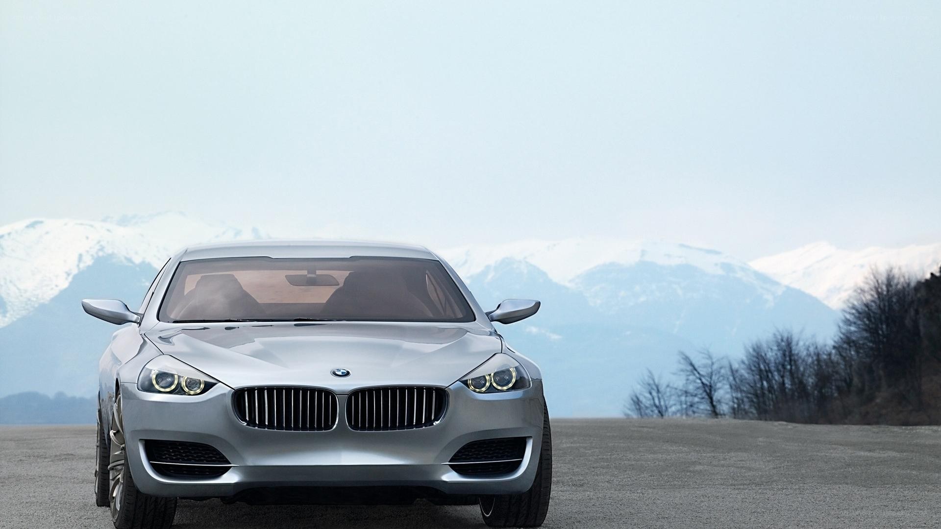 Silver BMW concept car