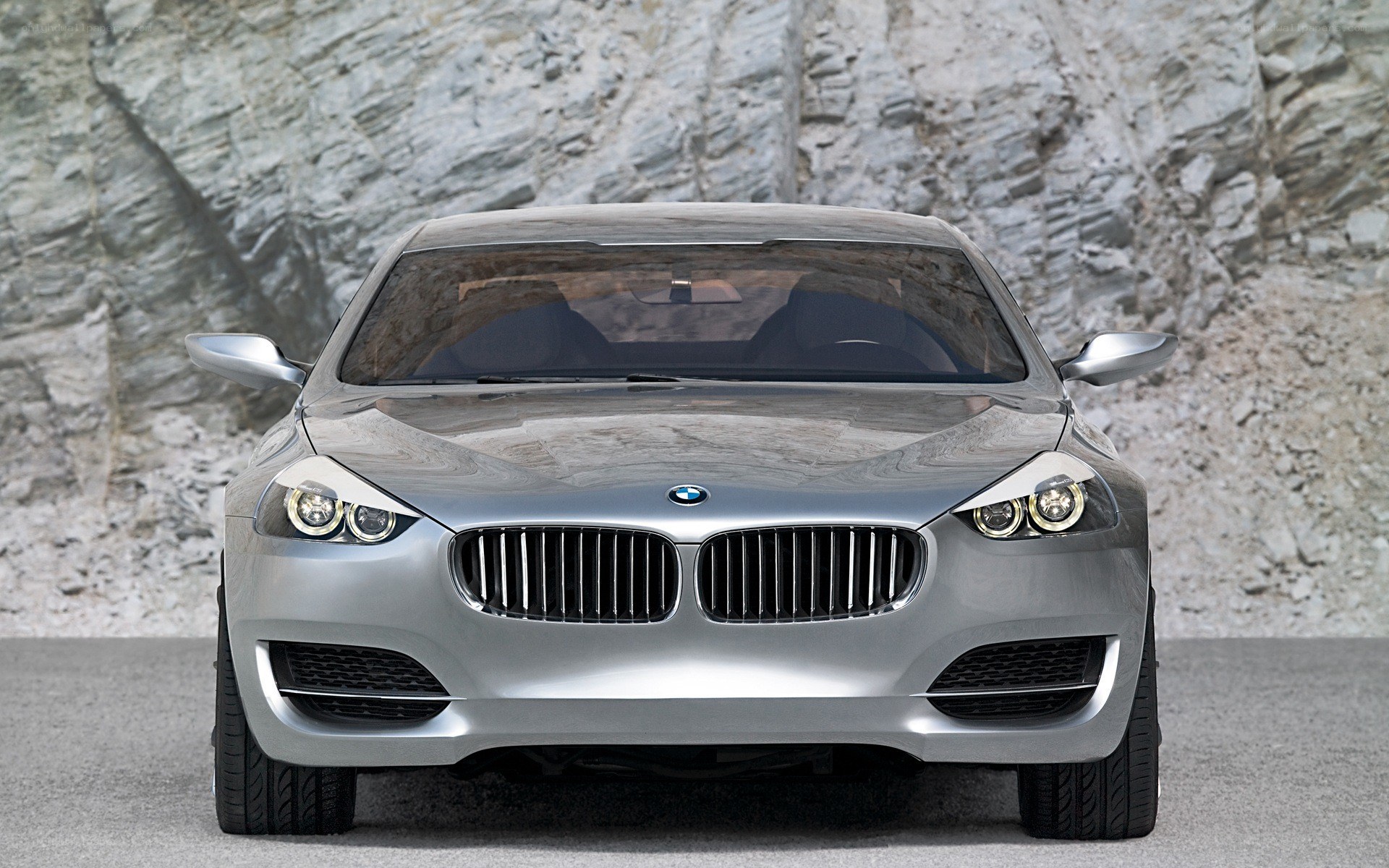 Silver BMW concept car