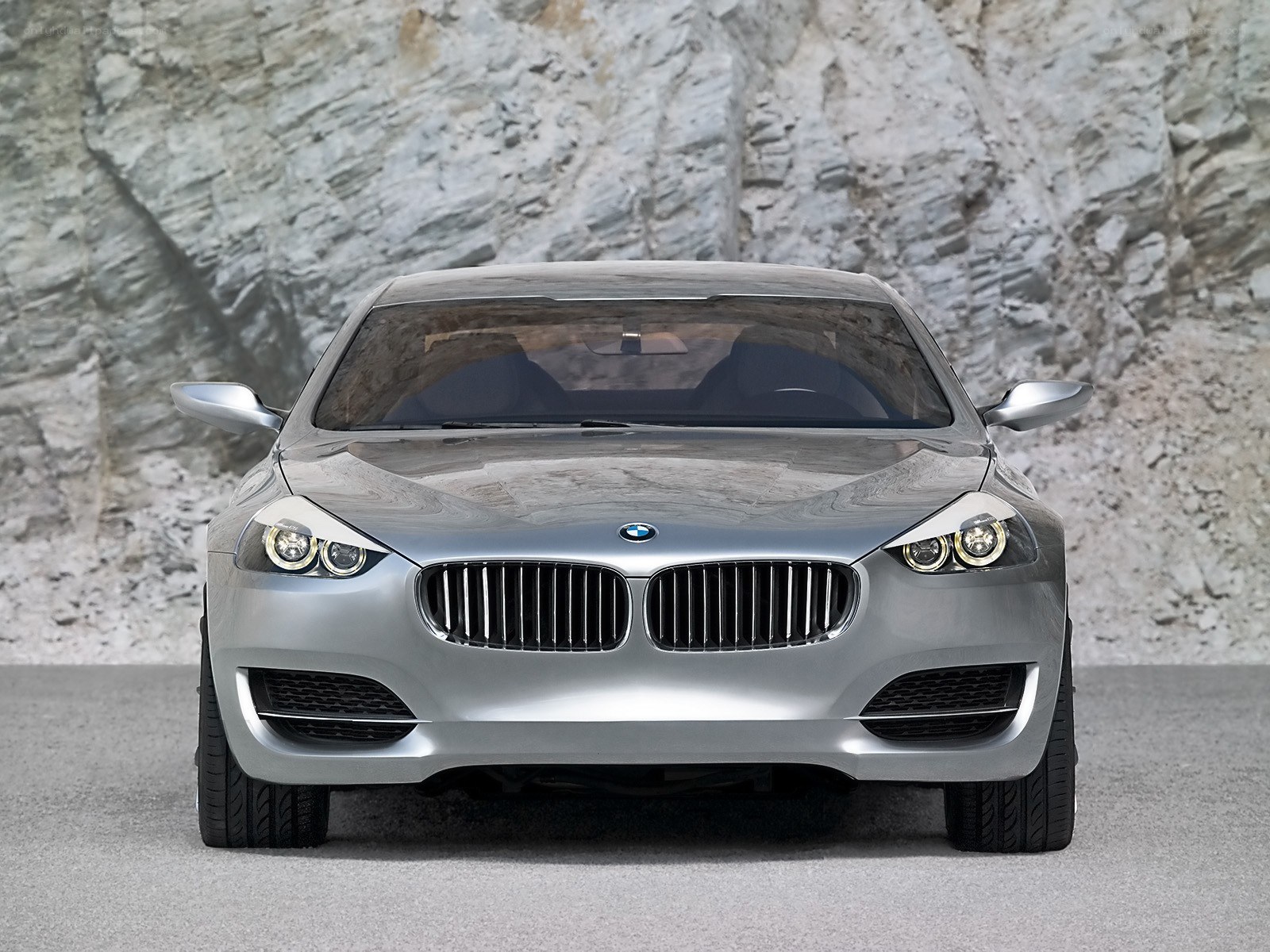 Silver BMW concept car