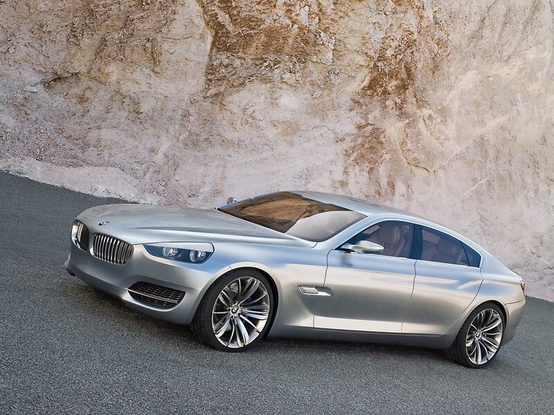 Silver BMW concept car