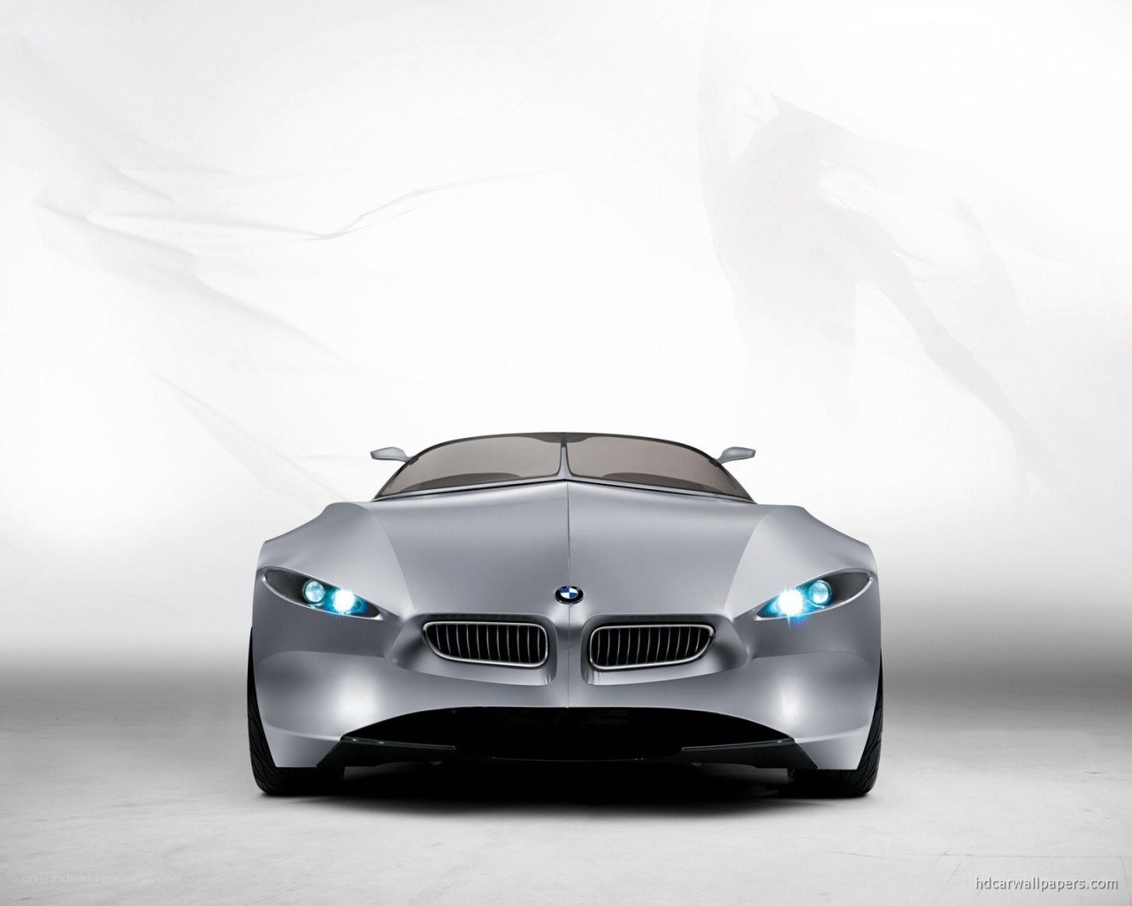 silver bmw concept car