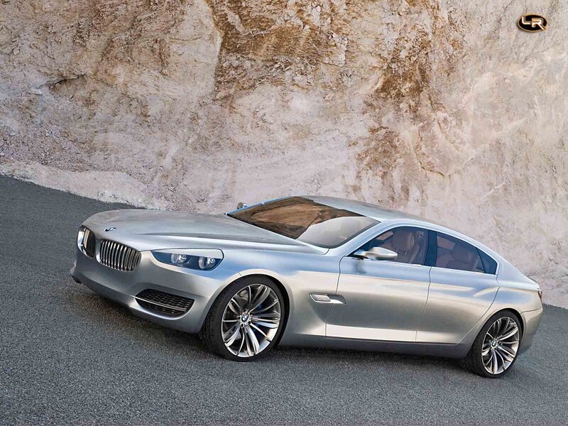 silver bmw concept car