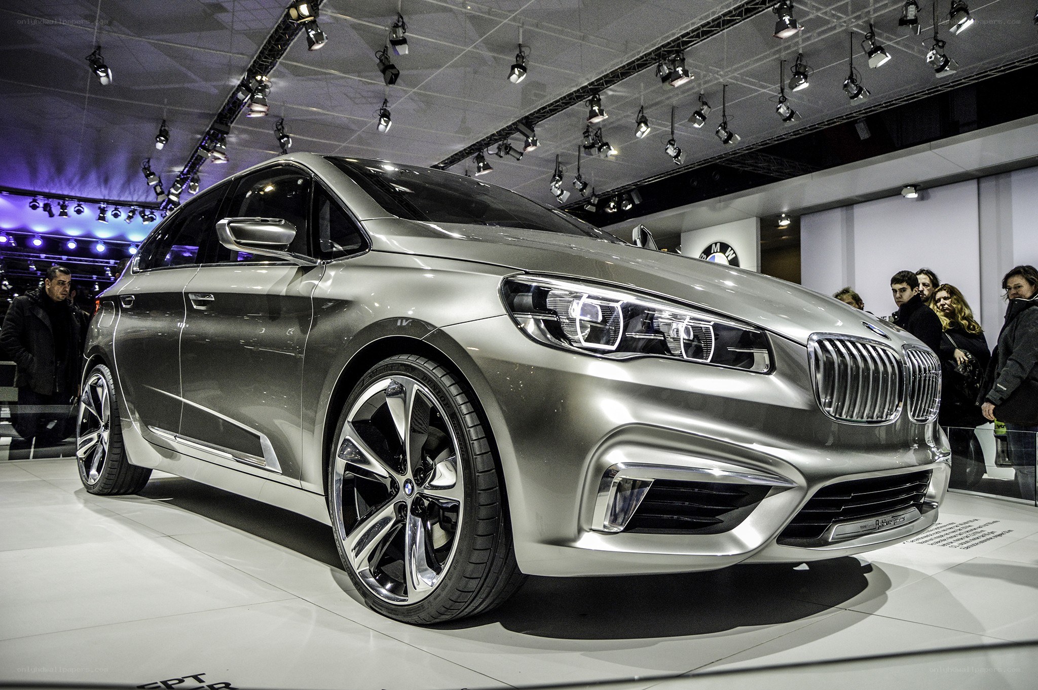 Silver BMW Concept Car