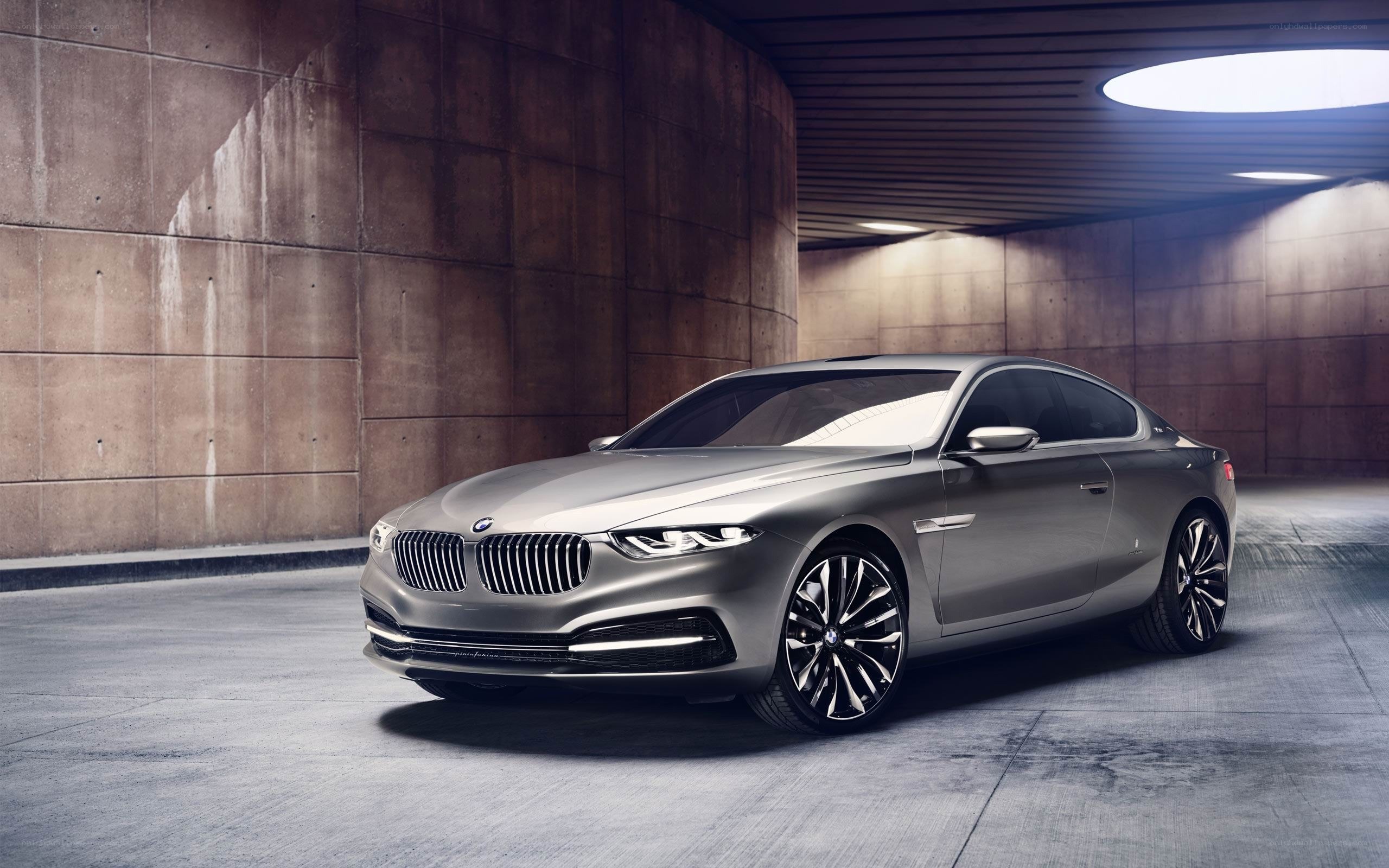 Silver BMW concept car