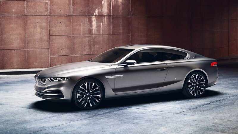 silver bmw concept car