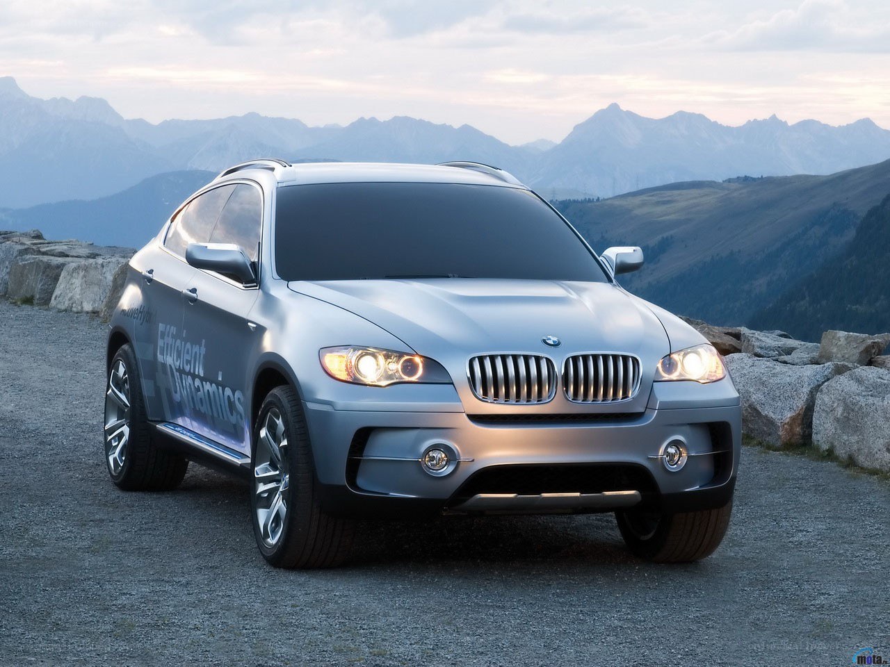 Silver BMW Concept Car